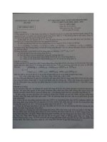 Đề thi chọn HSG thành phố môn hóa lớp 12 năm học 2015   2016 thủ đô hà nội 