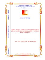 Nghiên cứu quá trình xây dựng hệ thống quản lý chất lượng ISO 9001 2008 tại công ty cổ phần bánh kẹo hải hà 