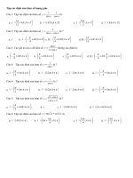 trắc nghiệm hàm số lượng giác 11