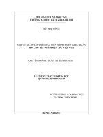 Một số giải pháp thúc đẩy tiến trình triển khai dự án ERP cho tập đoàn điện lực việt nam 