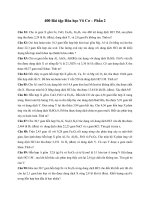 400 bài tập hóa học vô cơ – phần 2 