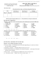 de thi chon hoc sinh gioi cap tinh lop 12