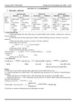 BAI TAP CACBOHIDRAT CO DAP AN (1) 