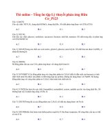 07 thi online   tổng ôn tập lý thuyết phản ứng hữu cơ p123 