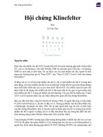 Hội chứng Klinefelter