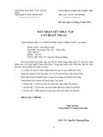 báo cáo thực tập viện khoa học và công nghệ công trình thủy