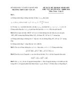 Đề thi duyên hải đồng bằng bắc bộ môn toán lớp 11 năm 2016   đề đề xuất trường chu văn an 