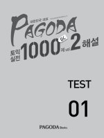 Toeic Test Pagoda Reading 100 questions