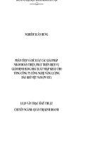 Phân tích và đề xuất các giải pháp nhằm hoàn thiện , phát triển dịch vụ giám định hàng hóa xuất nhập khẩu cho tổng công ty công nghệ năng lượng dầu khí việt nam 