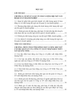 Một số giải pháp nhằm nâng cao chất lượng đội ngũ cán bộ quản lý của công ty CP xuất nhập khẩu thủy sản quảng ninh 