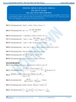 Bai 03 BTTL cac dang bai tap va cac ki thuat giai luong giac 