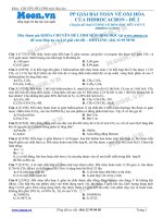 19 LTDH thionline PP giai bai toan ve oxi hoa cua hidrocacbon   de 2 