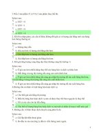 Bộ câu hỏi kinh tế học đại đại cương, kinh tế học vi mô, kinh tế học vĩ mô