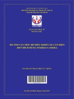 dò tìm vật mốc để điều khiển xe lăn điện đến đích dùng stereo camera 