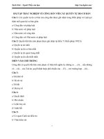 Bài tập trắc nghiệm môn giáo dục công dân lớp 12 công dân với các quyền tự do cơ bản 