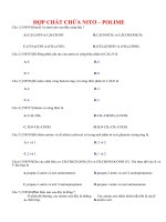 HỢP CHẤT CHỨA NITƠ   POLIME 