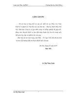 Xây dựng chiến lược kinh doanh đến năm 2020 cho công ty TNHH công nghệ phẩm ba đình 