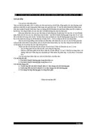 Tuyển tập những vấn đề lí thuyết thường gặp trong hóa học vô cơ 