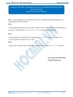 Bai 5 BTTL su dung ct tinh kc tu diem toi duong thang hocmai vn 