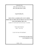 Phân công lao động giữa vợ và chồng trong hộ gia đình chuyển đổi từ sản xuất muối sang nuôi trồng thủy sản