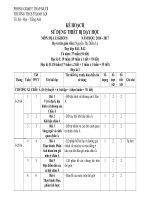 KẾ HOẠCH SỬ DỤNG THIẾT BỊ DẠY HỌC MÔN ĐỊA LÝ KHỐI 8