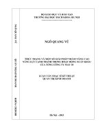 Thực trạng và một số giải pháp nhằm nâng cao năng lực cạnh tranh trong hoạt động xuất khẩu của công ty may 10 