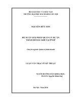 Đề xuất giải pháp quản lý dự án thăm dò dầu khí tại PVEP 