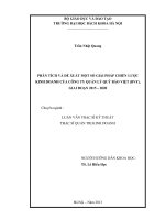 Phân tích và đề xuất một số giải pháp chiến lược kinh doanh của công ty quản lý quỹ bảo vệ việt (BVF) giai đoạn 2015   2020 