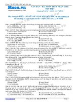 LTDH thi online canban   bai toan thuy phan este dac biet 