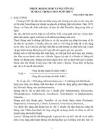 THUỐC KHÁNG SINH VÀ NGUYÊN TẮC SỬ DỤNG TRONG CHĂN NUÔI THÚ Y