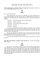 Giới thiệu thư mục toán học lớp 11