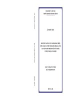 Phân tích và đề xuất các giải pháp nhằm hoàn thiện công tác quản lý đối với hàng hóa nhận gia công tại việt nam cho thương nhân nước ngoài ở chi cục hải quan nam định 