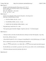 Đáp án bộ đề 7-8 điểm môn hóa