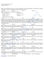 De thi thu DH minh khai co dap an 