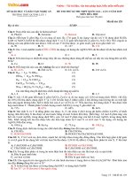 de thi thu thpt quoc gia mon hoa hoc truong thpt quynh luu 1 nghe an nam 2015 