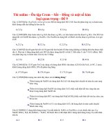 24 thi online   ôn tập crom – sắt – đồng và một số kim loại quan trọng   đề 9 