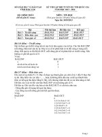 Đề thi lập đội tuyển dự thi quốc gia tỉnh đắc lắc năm học 2013   2014 