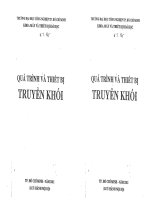 QUÁ TRÌNH và THIẾT bị TRUYỀN KHỐI bản đôi 