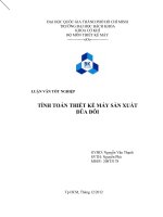 Thiết kế máy làm đủa đôi