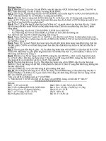 BÀI TẬP TỰ LUẬN NÂNG CAO CHƯƠNG NITO HÓA LỚP 11