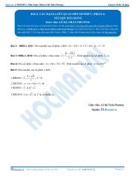 Bai 2 TLBGL cac dang toan lien quan den so phuc phan 2 hocmai vn 