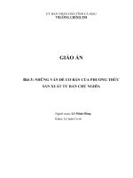 Giáo án thi giảng viên dayj giỏi. Bài 3; PTSX TBCN  (word)