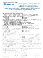 LTDH thionline andehit   xeton   axit cacboxylic  phan ung cua nhom COOH 