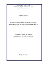 Phân tích và đề xuất một số giải pháp cải thiện tình hình tài chính tại công ty cổ phần thép đình vũ 