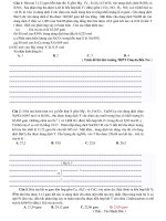 100 câu vô cơ khó 