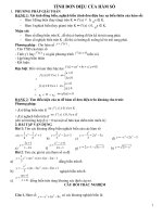 trắc nghiệm hàm số, nguyên hàm tham khảo