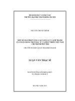Một số giải pháp nâng cao năng lực cạnh tranh của ngân hàng TMCP đầu tư và phát triển việt nam 