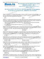 15 LTDH thionline PP giai bai tap ve phan ung cong hidrocacbon   de 1 