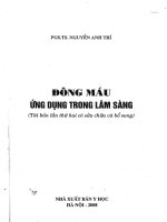 Đông Máu Ứng Dụng Trong Lâm Sàn