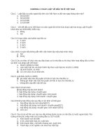 Câu hỏi trắc nghiệm luật kinh tế   phần pháp luật về đầu tư ở việt nam 